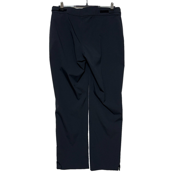 Under Armour Rain Pants Womens Medium Black 34x32 Waterproof Zip Pockets Golf - Picture 2 of 13